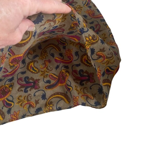 Multicolored patterned double layer women's scarf wrap shawl accessories - Picture 5 of 5